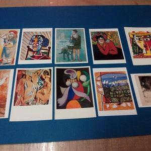Postcards Pablo Picasso. Set of 2 postcards. Blok Editions 13 x 18 cms. Brand new.