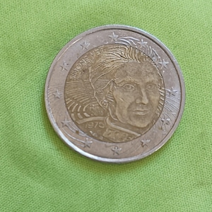 1975 France Simone Veil commemorative 2 euro coin. Make an offer. A fair price and it's yours.