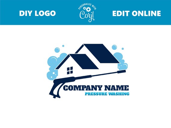 Pressure Washing Logo Power Washing Logo Home Innovation - Etsy