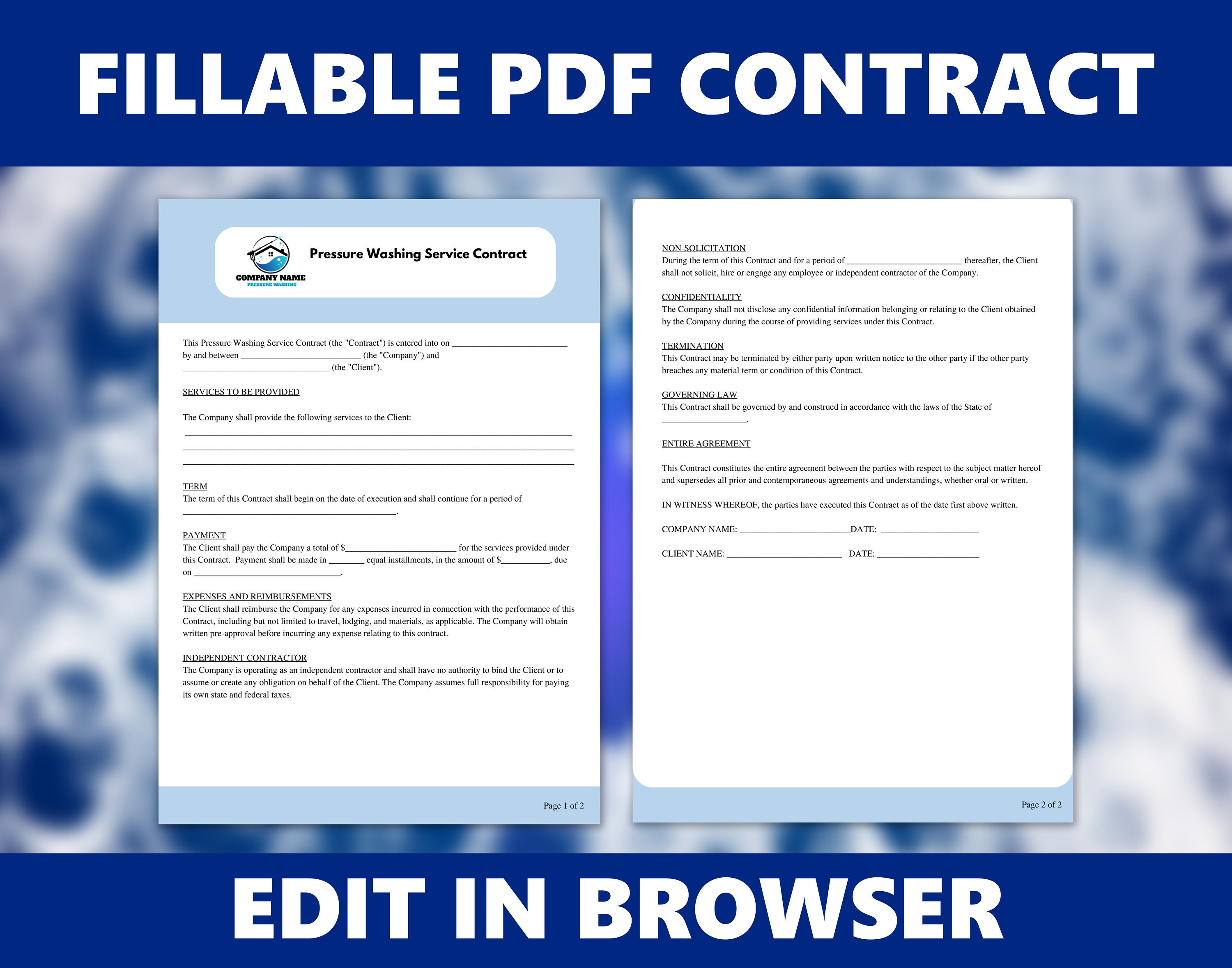 pressure-washing-contract-template-fillable-pdf-exterior-etsy-australia