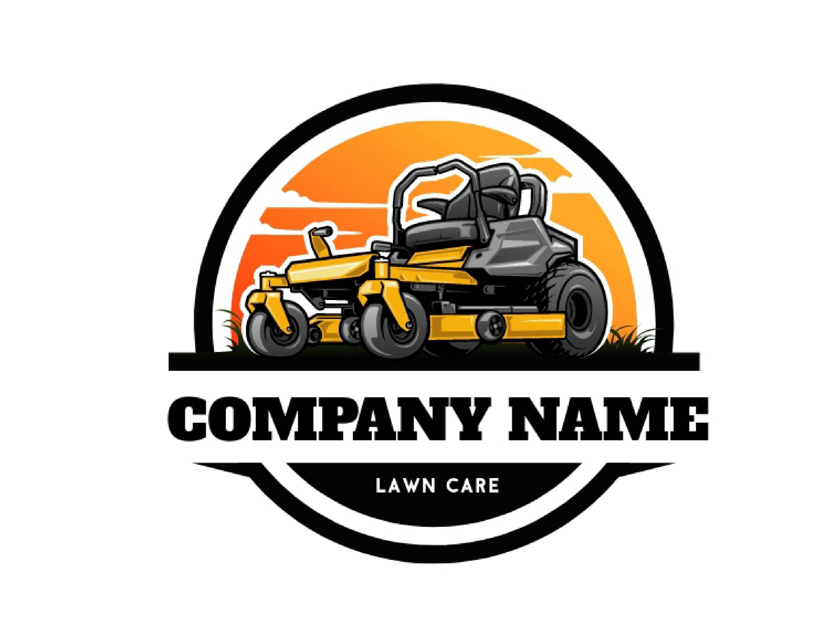 DIY Landscaping Logo Lawn Care Logo Grass Logo Tree Logo Etsy