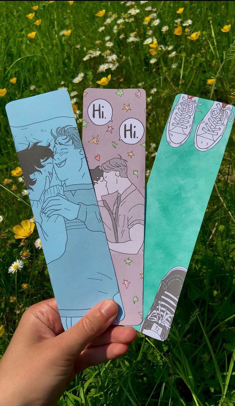Heartstopper Bookmark Netflix Series Alice Oseman Etsy