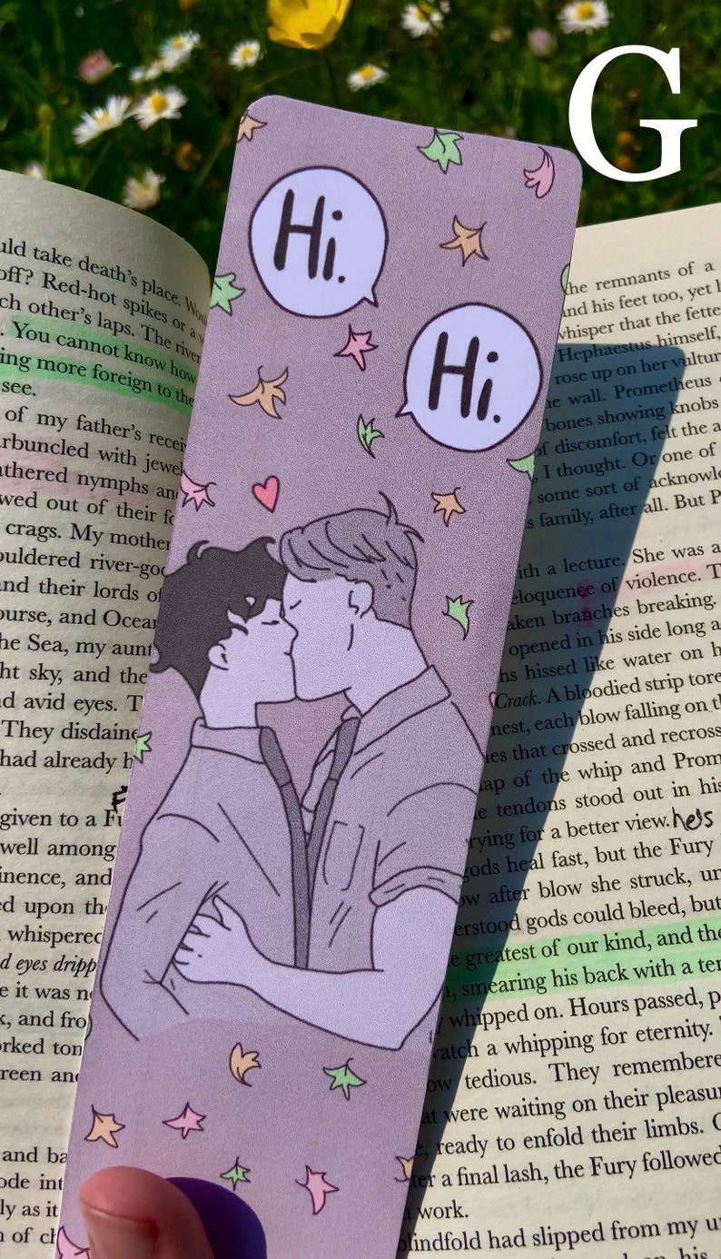 Heartstopper Bookmark Netflix Series Alice Oseman Etsy