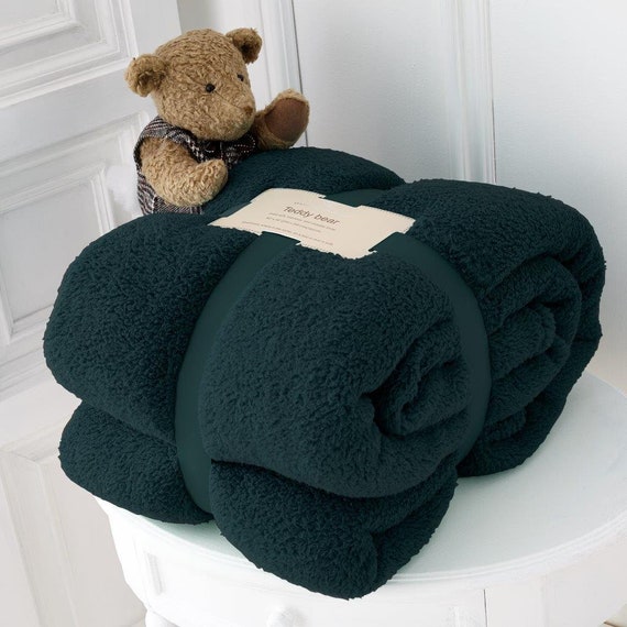 teddy bed throw