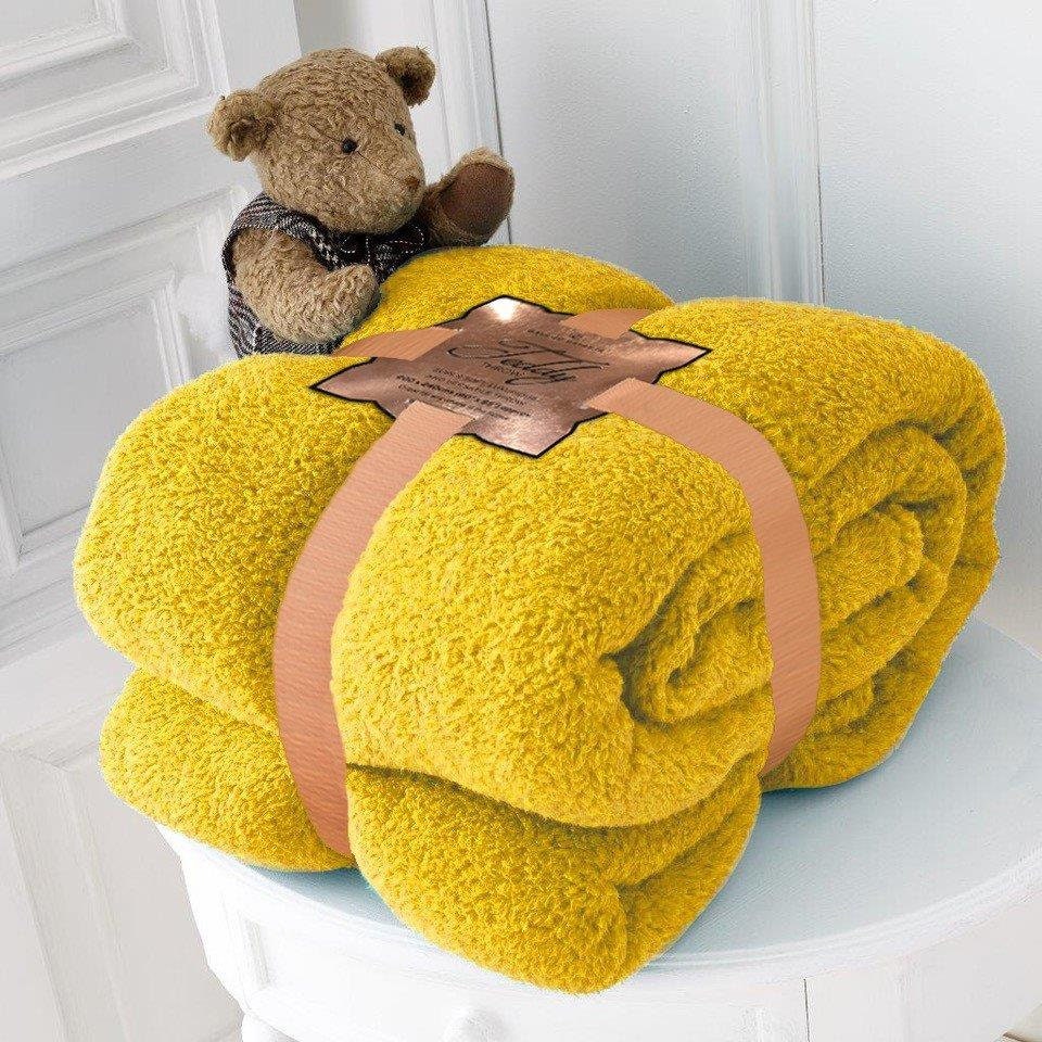 Teddy Bear Fleece Sofa Bed Throw Blanket Super Soft Cozy Etsy UK