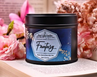 Fantasy candle | Book candle | Handmade scented soy wax candle | Personalized vegan candle | Gift idea for bookworms