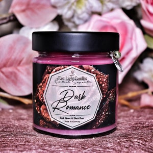 Dark Romance Candle | Genre Book Candle | Handmade Scented Soy Wax Candle | Personalized Vegan Candle | Gift Idea for Bookworms
