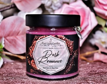 Dark Romance Candle | Genre Book Candle | Handmade Scented Soy Wax Candle | Personalized Vegan Candle | Gift Idea for Bookworms