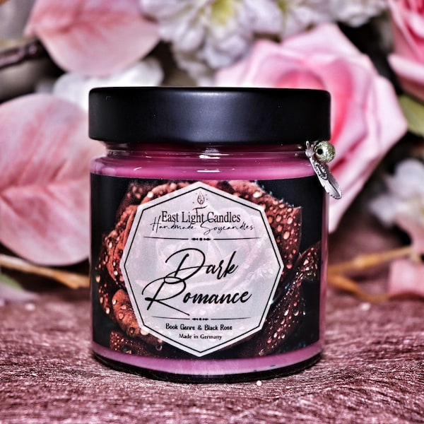 Dark Romance - Bookgenre - Candle - Kerze - Soy Vegan Candle - Bookish Candle