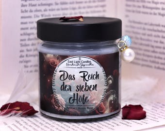Acotar Candle | Book Candle | Handmade Scented Soy Wax Candle | Personalized Vegan Candle | Gift Idea for Bookworms