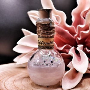 Moonwater | Handmade decorative magic potion – Magic bottle | Fantasy decoration, LARP accessory | Wizard magic potion