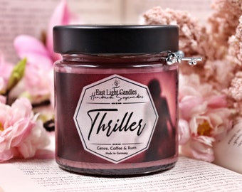 Thriller Candle | Fandom Candle | Vegan Soy Candle | Bookish Candle