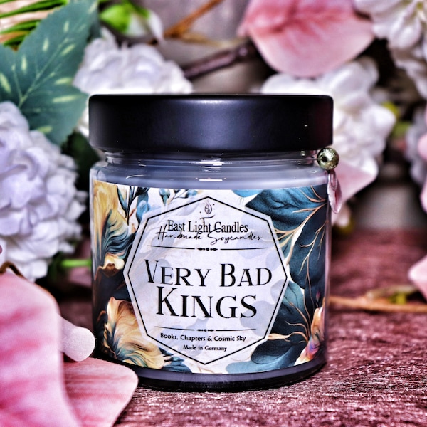 Very Bad Kings | Bookish Candle | book candle | Soy Vegan Candle | Fandom Candle