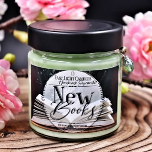 New Book Candle | Kerze Handgemacht |  Bookish Candle | Buchkerze | Soy Vegan Candle | Fandom Candle