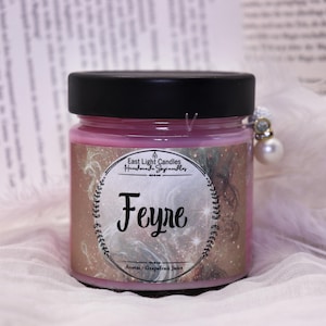Candle Feyre, Handmade Soy Wax Candle, Handmade Scented Candle, Book Candle A Court of Thorns and Roses