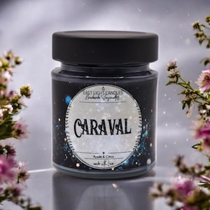 Caraval Candle | Handmade Book Candle | Scented Soy Wax Candle | Customizable Natural Candle | Gift Idea for Candle Lovers