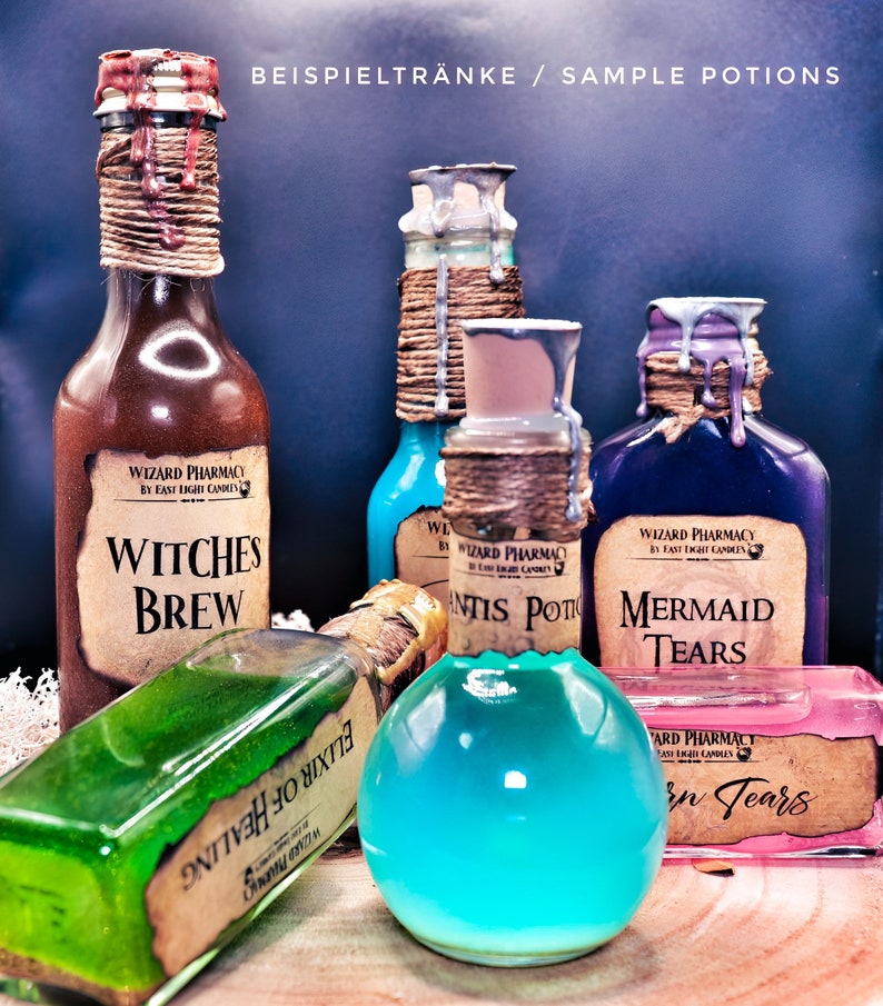 Vampire Blood Wizard Pharmacy Magic Potion Fandom Potion Deco Deco potion Deco Only Merch East Light Candles image 2