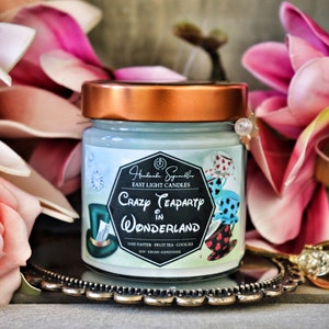 Crazy Teaparty in Wonderland - Candle - Candle - Soy Vegan Candle