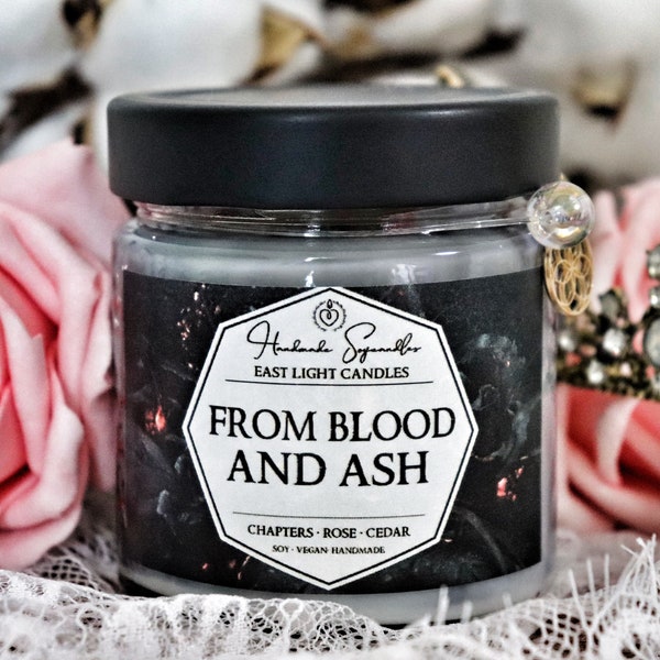 From Blood and Ash Candle | Bookish Candle | Buchkerze | Soy Vegan Candle | Fandom Candle