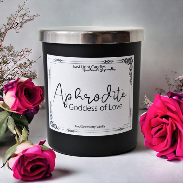 God - Goddess Candles | Soywax Candle| Bookish Candle | Organic Soy Wax Candle