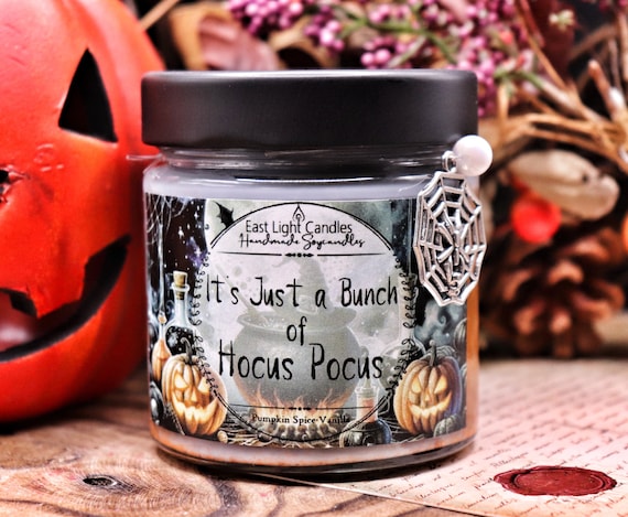 Just a Bunch of Hocus Pocus Kerze | Herbst Halloween | Handgemachte Duftkerze Sojawachs | Vegane Kerze