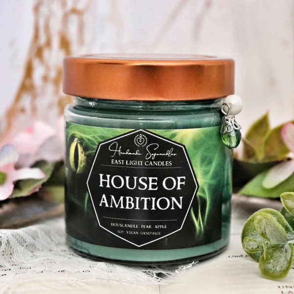 Housecandles - House of Ambition - Bookish Candle - Vegan Soywax