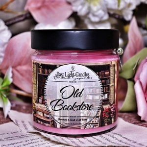 Old Bookstore | Kerze Handgemacht |  Bookish Candle | Buchkerze | Soy Vegan Candle | Fandom Candle
