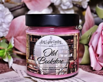 Old Bookstore | Kerze Handgemacht |  Bookish Candle | Buchkerze | Soy Vegan Candle | Fandom Candle