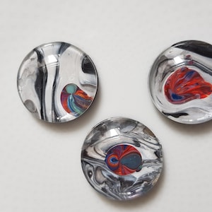 Juego de 3 imanes de nevera, 2,5 cm
