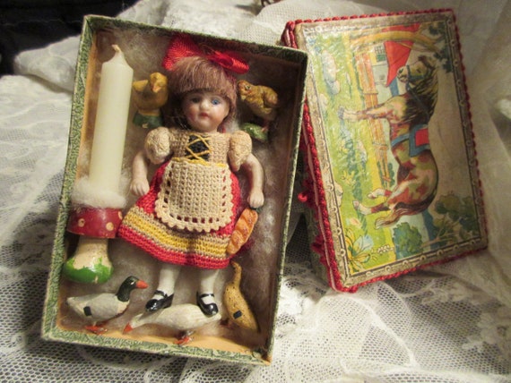 Figurine Poupée Soldat Miniature 1914 - Porcelaine Ou Biscuit - Militaria Antiquité