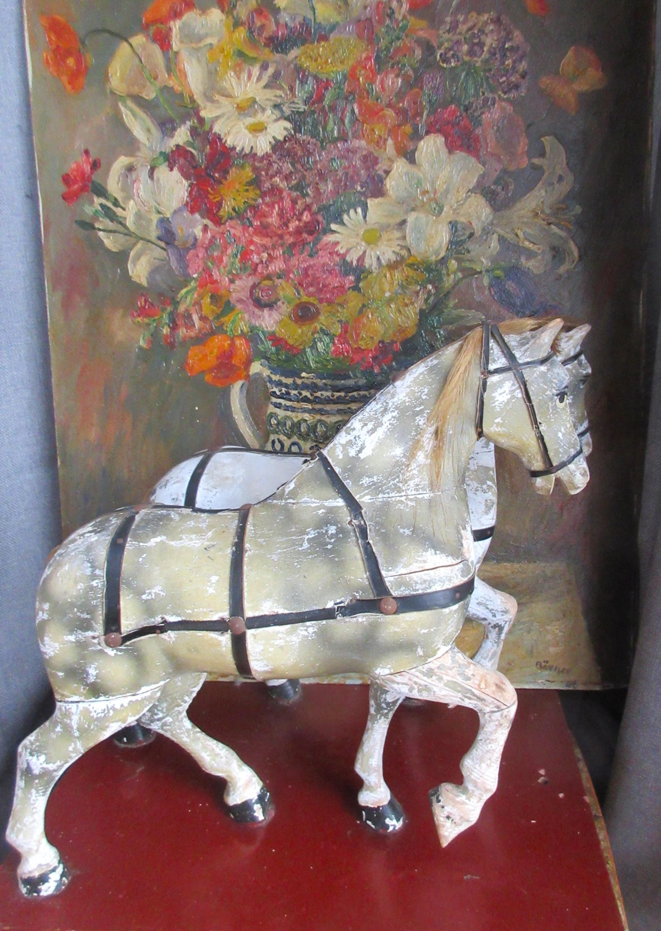 Antique toy horse - Etsy 日本