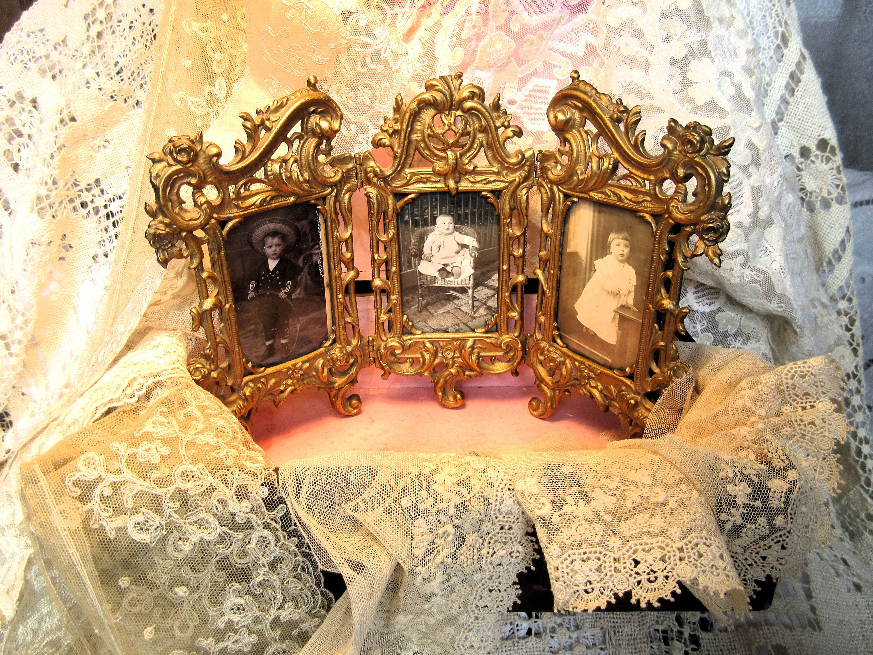 アンティーク雑貨 French l rocaille photo frame. French l rocaille