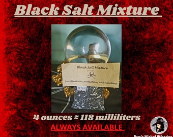 Black Salt Oracle Deck - Etsy