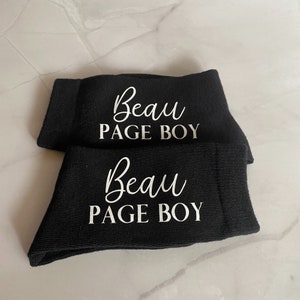 Page Boy Socks/Personalised Page Boy Socks/Page Boy Gift/Page Boy Box/Page Boy Proposal Box/Personalised Page Boy Present/Page Boy Present