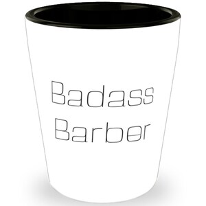 Mooi Kapper Shot Glas, Badass Kapper, Cadeau voor vrienden, Joke Geschenken van Boss, Kapper Geschenkmand, Kapper Cadeauset, Kapper Cadeaubon,
