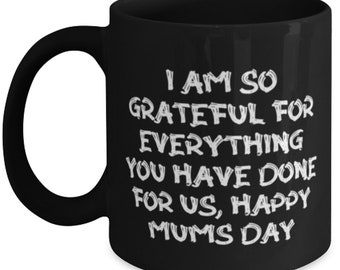Alleinerziehende Mutter Geschenke für Mutter, ich bin so dankbar für alles, was Sie getan haben, perfekte alleinerziehende Mutter 11 Unze 15 Unze Becher, Tasse von Tochter, Single