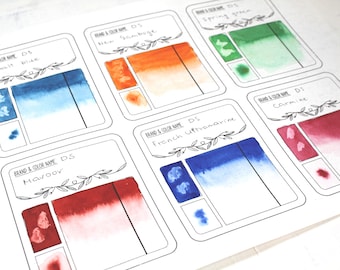 Swatch Template - Etsy