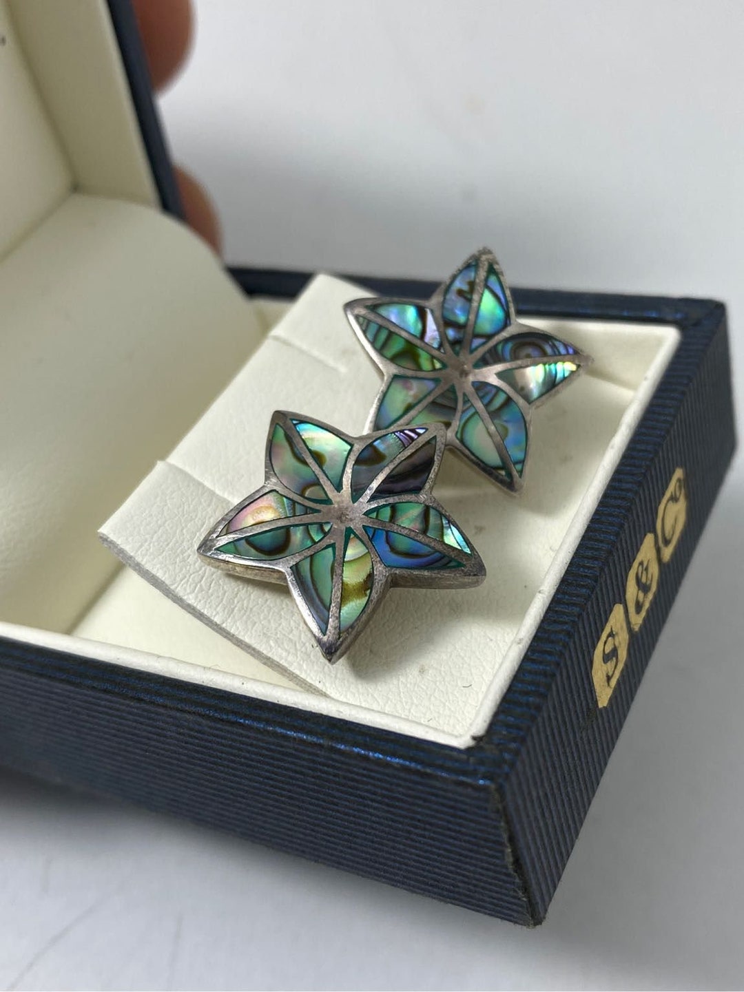 Vintage Shipton and Co 925 Silver Earrings S&CO Fine Jewellery - Etsy