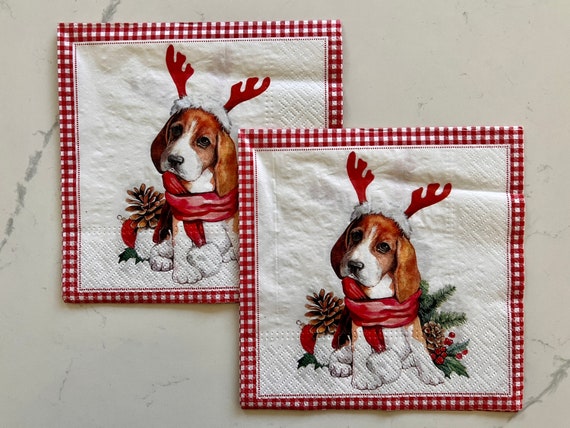 Beagle Reindeer Red Scarf Christmas Costume T-Shirt Beagle Reindeer Red Scarf Christmas Costume T-Shirt