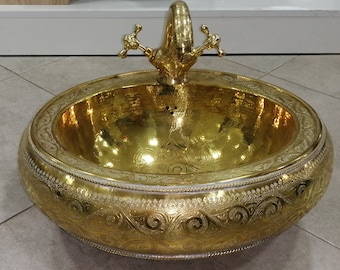 Handgefertigtes marokkanisches Badezimmer Dekor