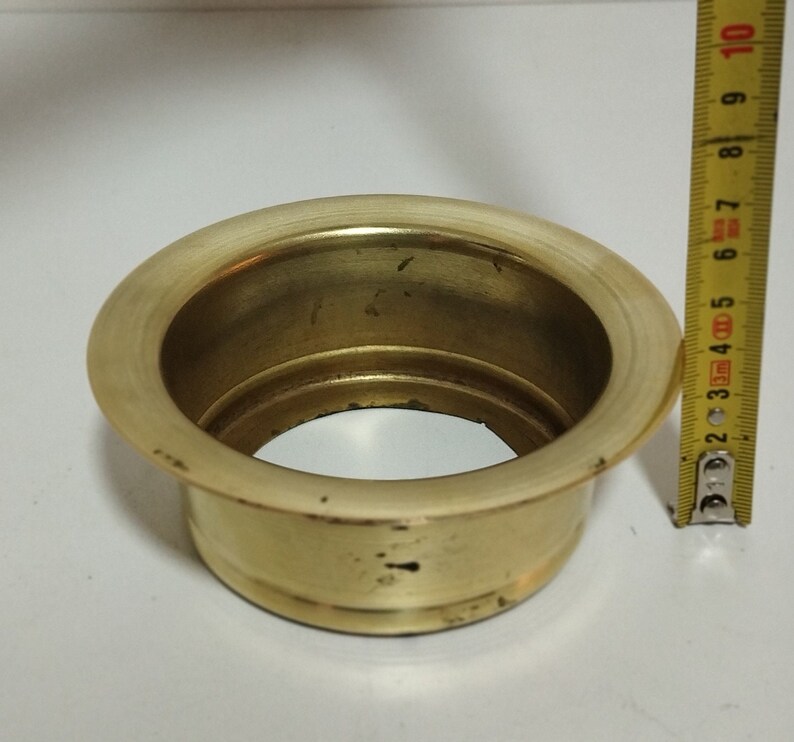 Unlacquered Brass Garbage Disposal Flange , Kitchen Sink Flange Kit 3 1