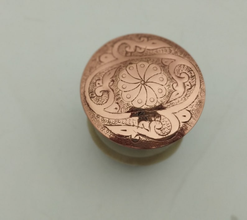 Solid Copper Sink Drain: Unlacquered Pop-Up Drain - 1.5 Inch image 5