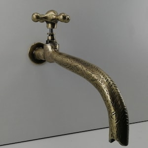 Antiqued water faucet. Bronze Brass Water Faucet Antique Gold Water Faucet Bathroom Decoration Antique Brass Faucet