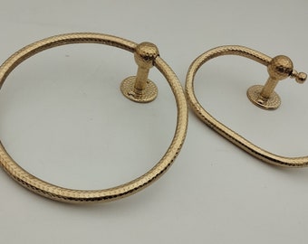 Brass towel holder,Brass Roll Holder For Bathroom,Handmade Brass Toilet Paper Holder,Toilet Roll Holder,towel hanging ring,Bathroom Holders