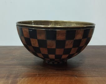 Lavabo marroquí de cobre hecho a mano: lavabo de bronce y latón