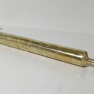 Handcrafted Unlacquered Brass Towel Bar • Bathroom Towel Holder • Towel Rack