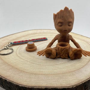 Tough Groot Geocache Container: Includes Log Book & Keyring image 2