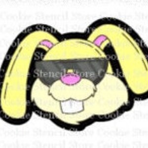 Groovy Easter Bunny Cookie Cutter, Easter, 3D Cutter,