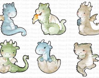 Baby Dragon Cookie Cutter Set: Fairytale Birthday Cutters