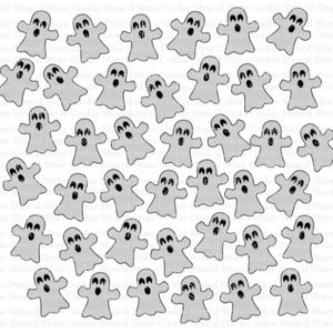 Screaming Ghosts Stencil: Cookie, Cake, & Craft Stencil